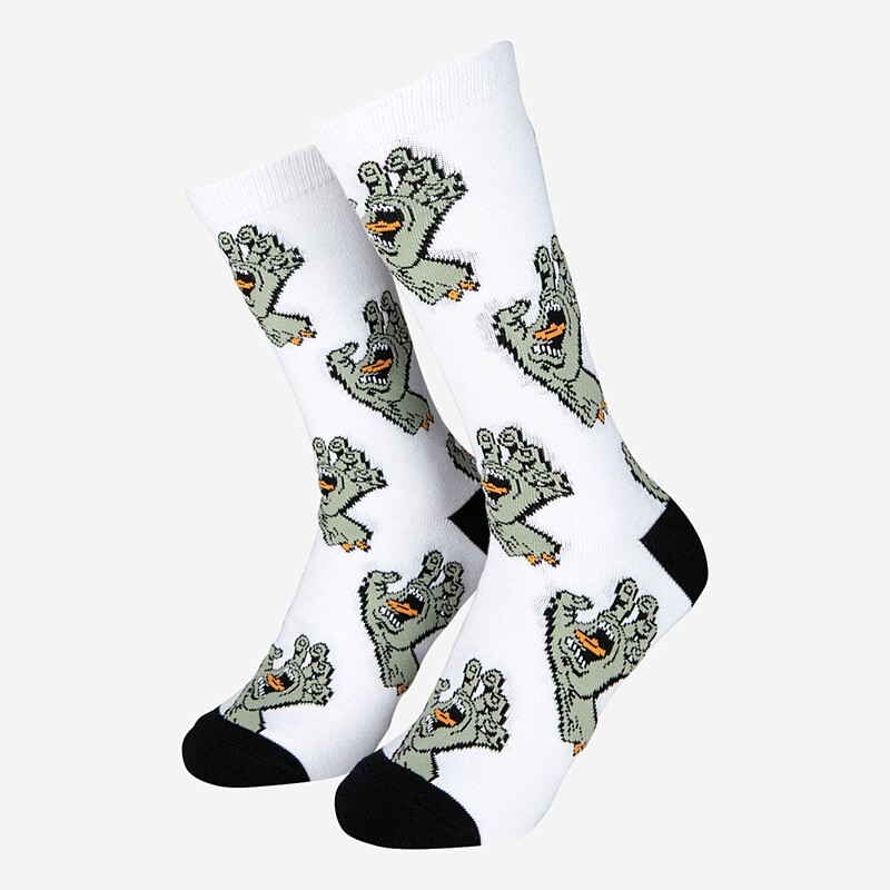 MEIAS SANTA CRUZ MULTI HAND  PR/VERDE