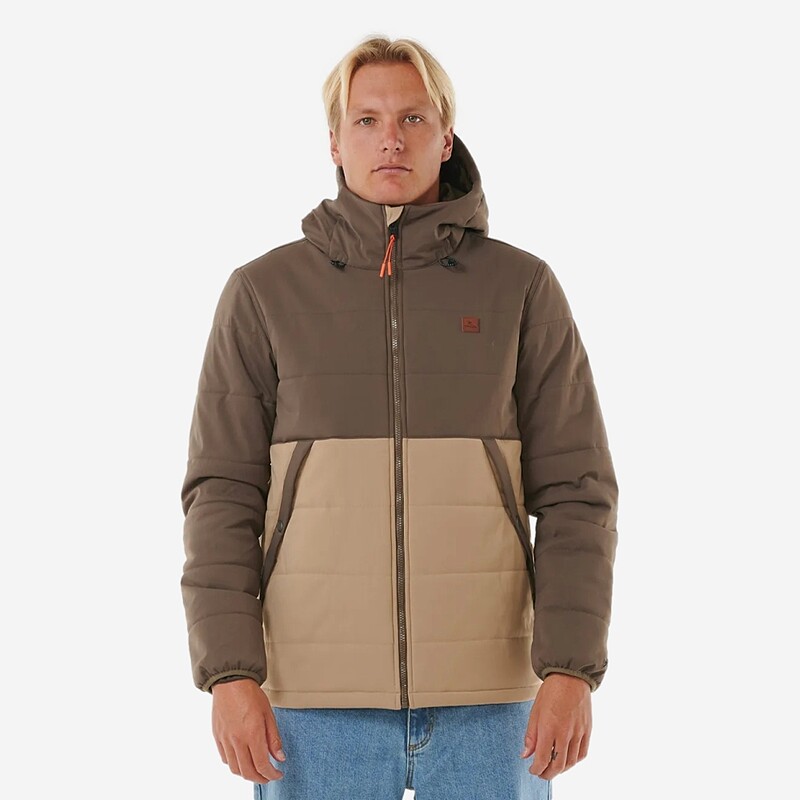 CASACO RIP CURL ANTI SERIES CASTANHO/BEGE