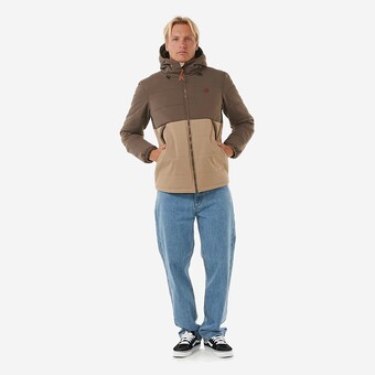 CASACO RIP CURL ANTI SERIES CASTANHO/BEGE