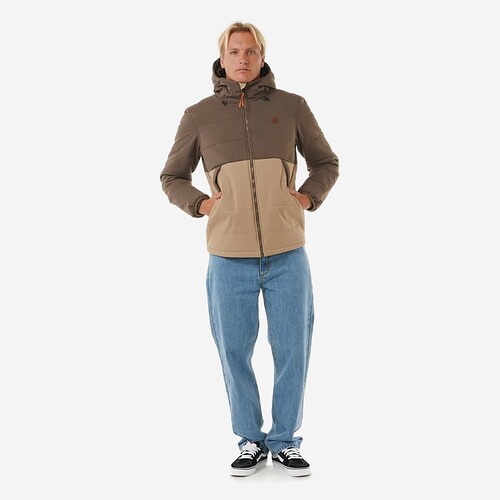 CASACO RIP CURL ANTI SERIES CASTANHO/BEGE
