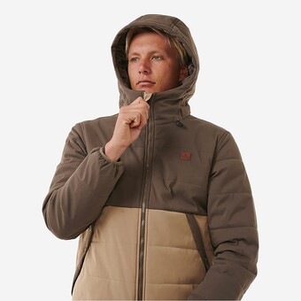 CASACO RIP CURL ANTI SERIES CASTANHO/BEGE
