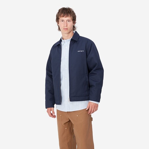 CASACO CARHARTT WIP MODULE AZUL ESCURO