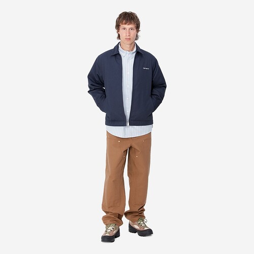 CASACO CARHARTT WIP MODULE AZUL ESCURO