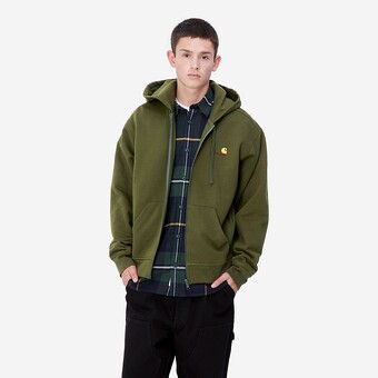 CASACO CARHARTT WIP AMERICAN SCRIPT VERDE