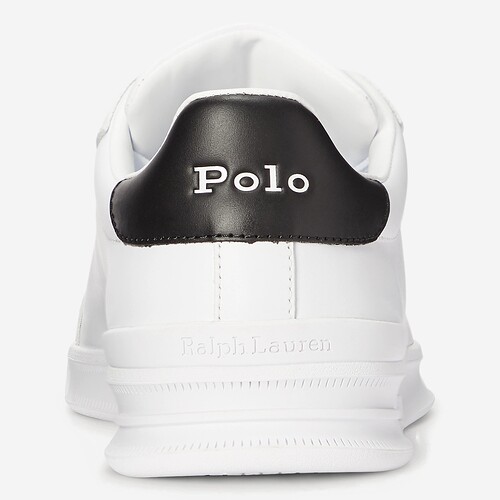 TENIS POLO RALPH LAUREN HERITAGE BR/PRETO