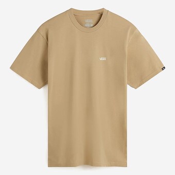 T-SHIRT VANS LEFT CHEST LOGO BEGE