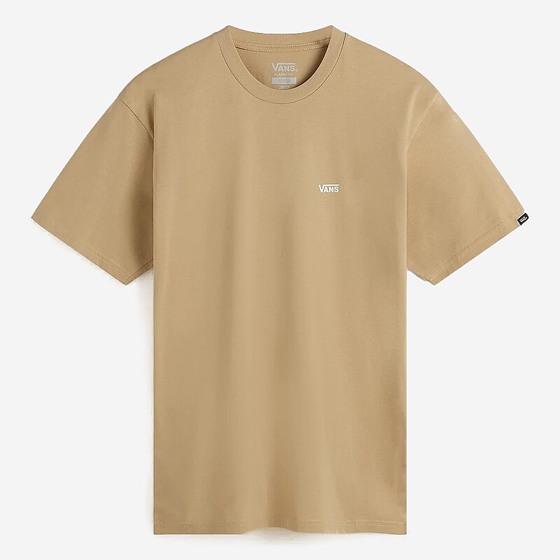 T-SHIRT VANS LEFT CHEST LOGO BEGE
