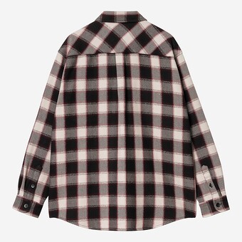 CAMISA CARHARTT WIP WITTEN PR/BRANCO