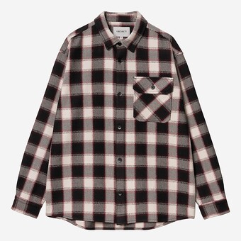 CAMISA CARHARTT WIP WITTEN PR/BRANCO