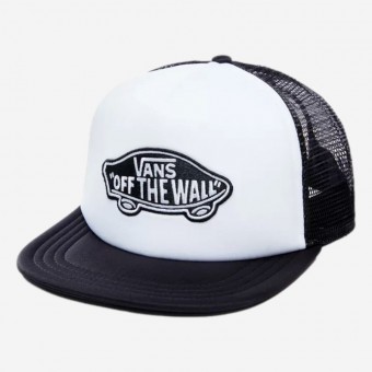 CAP VANS PATCH TRU PR/BRANCO