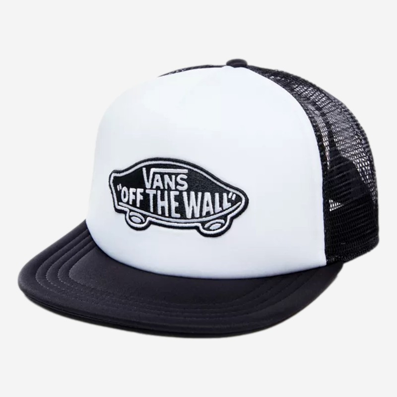 CAP VANS PATCH TRU PR/BRANCO
