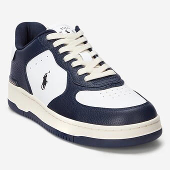 TENIS POLO RALPH LAUREN MASTERS BR/AZUL ESCURO