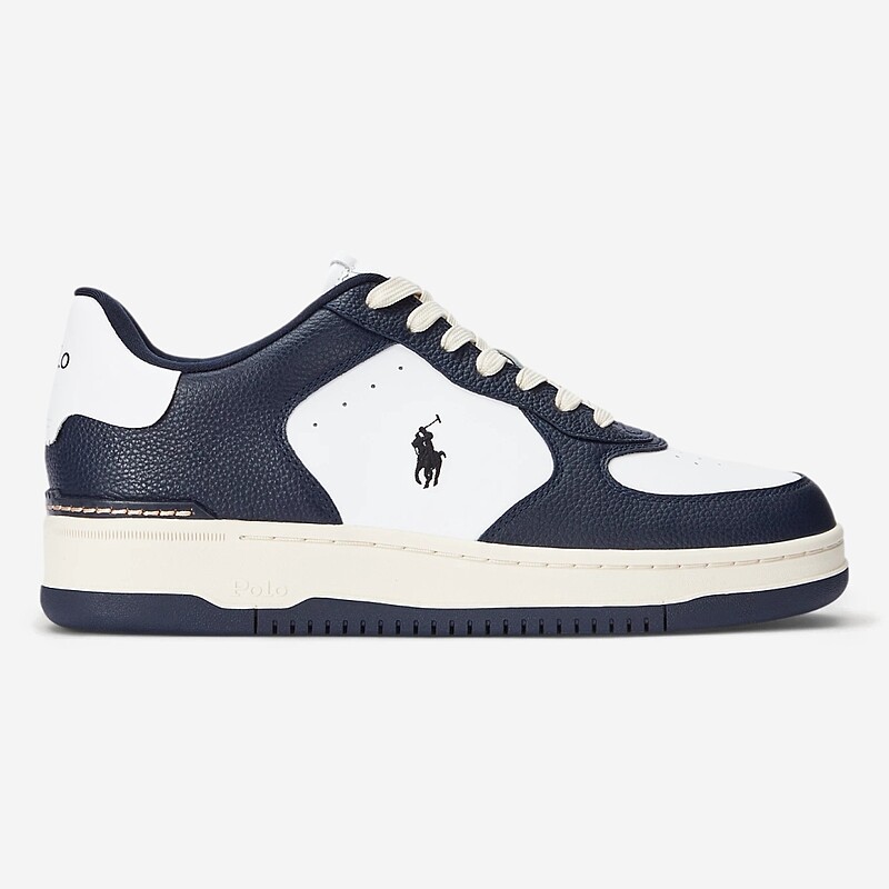 TENIS POLO RALPH LAUREN MASTERS BR/AZUL ESCURO