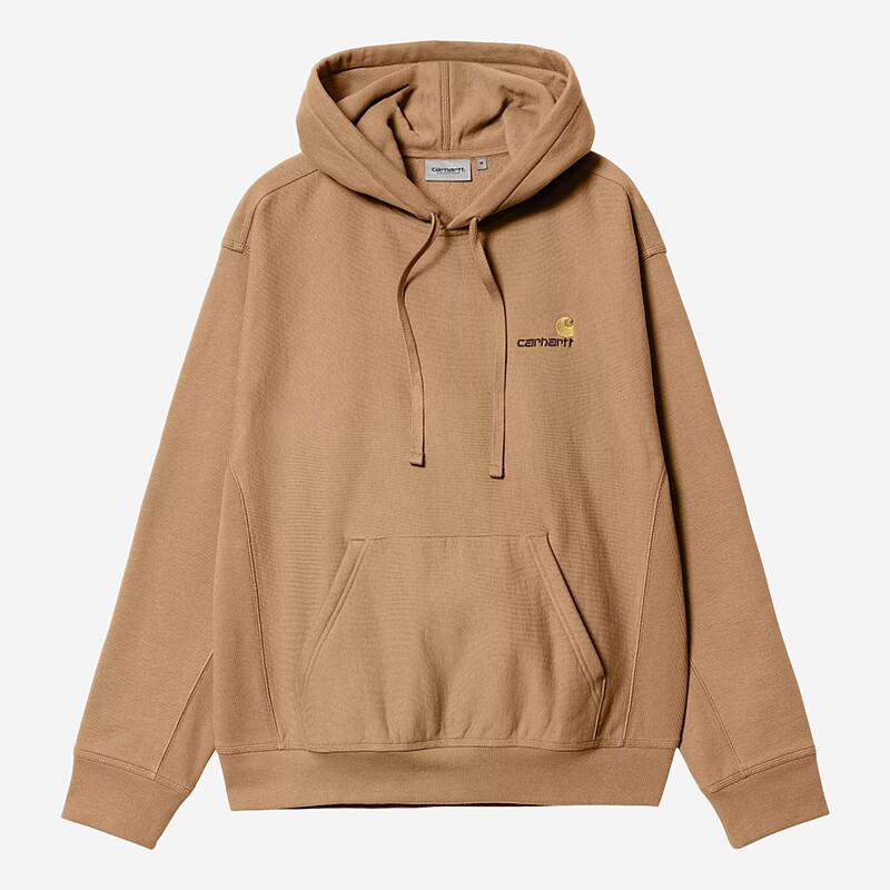SWEAT CARHARTT AMERICAN SCRIPT  BEGE/AMARELO