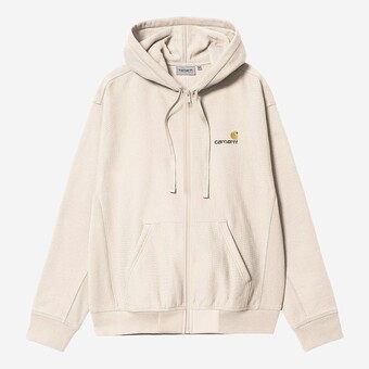 CASACO CARHARTT WIP AMERICAN SCRIPT BEGE ESCURO
