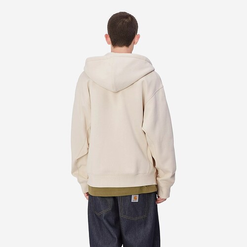 CASACO CARHARTT WIP AMERICAN SCRIPT BEGE ESCURO