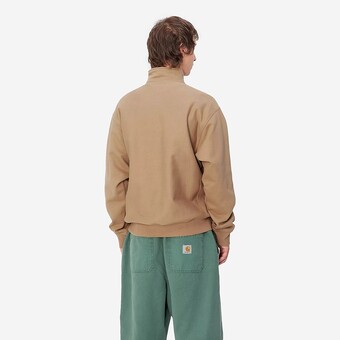 SWEAT CARHARTT WIP AMERICAN SCRIPT BEGE ESCURO