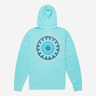 SWEAT HURLEY LIGHTWEIGHT TERRY AZUL CLARO