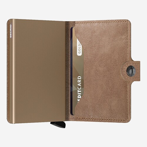 CARTEIRA SECRID M CASTANHO CLARO