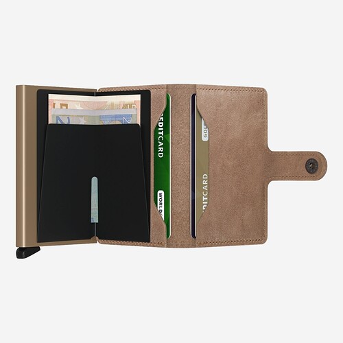 CARTEIRA SECRID M CASTANHO CLARO