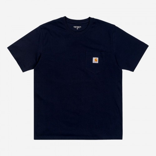 T-SHIRT CARHARTT WIP POCKET AZUL ESCURO