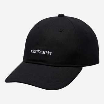 CAP CARHARTT WIP CANVAS SCRIPT PRETO