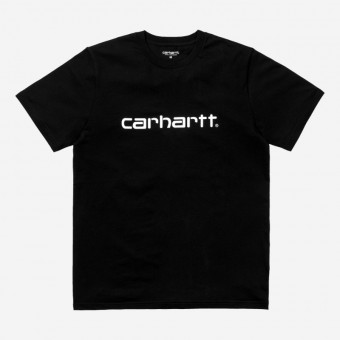 T-SHIRT CARHARTT WIP SCRIPT PRETO