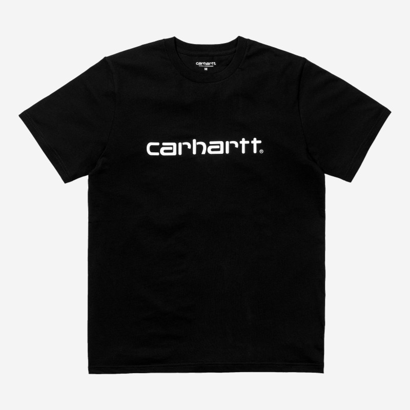 T-SHIRT CARHARTT WIP SCRIPT PRETO