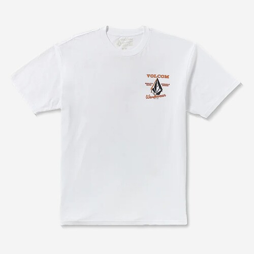 T-SHIRT VOLCOM ENAMEL - BRANCO