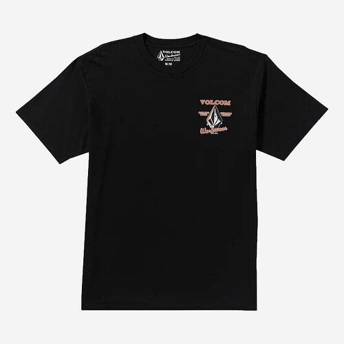 T-SHIRT VOLCOM ENAMEL - PRETO