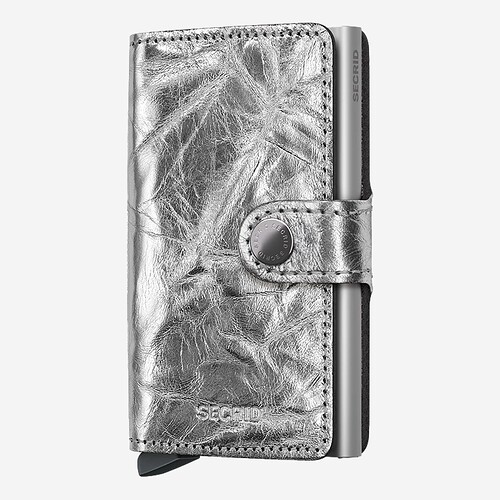 CARTEIRA SECRID M - PRATEADO