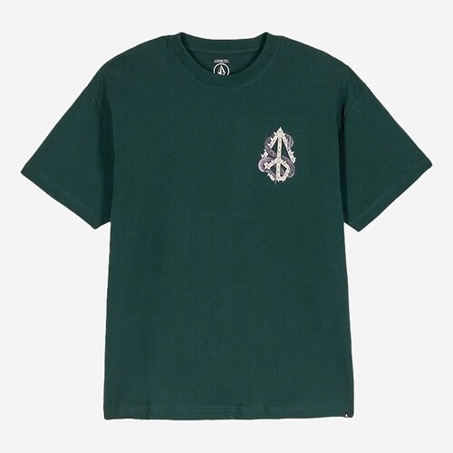 T-SHIRT VOLCOM SNAKE - VERDE