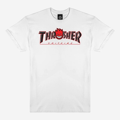 T-SHIRT THRASHER X SPITFIRE...