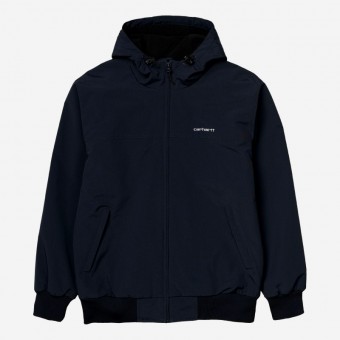 CASACO CARHARTT WIP HOODED SAIL AZUL ESCURO