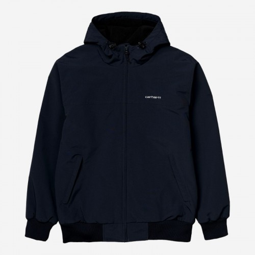 CASACO CARHARTT WIP HOODED SAIL AZUL ESCURO