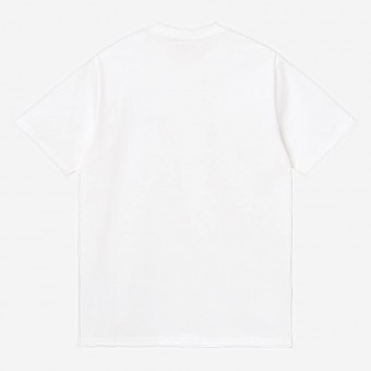 T-SHIRT CARHARTT WIP UNIVERSITY SCRIPT BRANCO