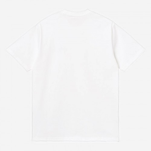 T-SHIRT CARHARTT WIP UNIVERSITY SCRIPT BRANCO