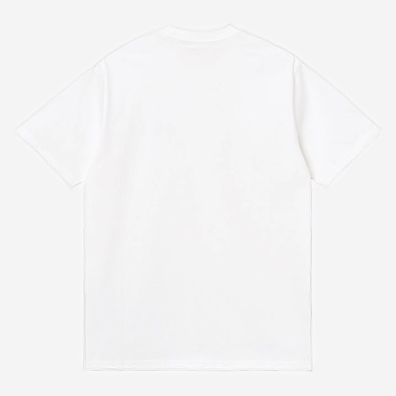 T-SHIRT CARHARTT WIP UNIVERSITY SCRIPT BRANCO