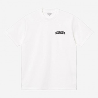 T-SHIRT CARHARTT WIP UNIVERSITY SCRIPT BRANCO