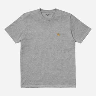 T-SHIRT CARHARTT WIP CHASE CINZA ESCURO