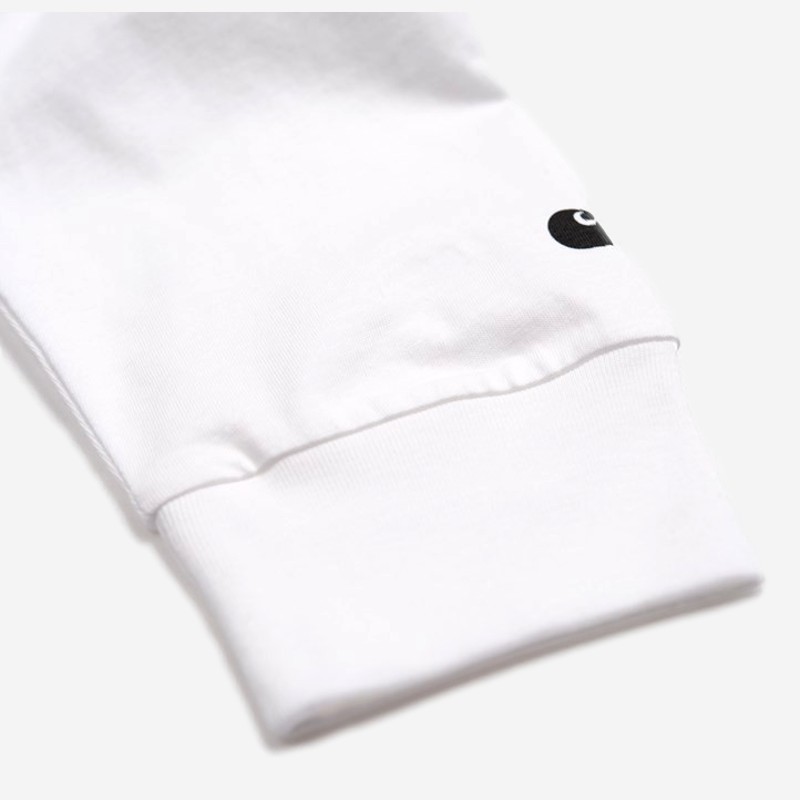 L/S CARHARTT WIP BASE BRANCO