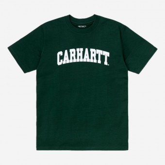 T-SHIRT CARHARTT WIP UNIVERSITY VERDE ESCURO