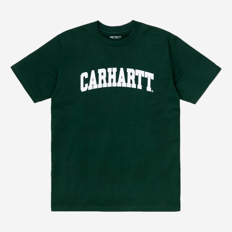 T-SHIRT CARHARTT WIP UNIVERSITY VERDE ESCURO