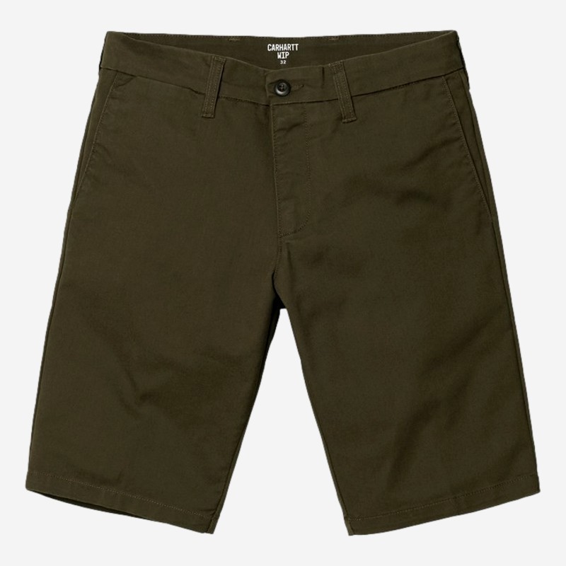 CALÇÕES CARHARTT WIP SID VERDE ESCURO