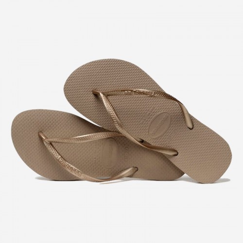 CHINELOS HAVAIANAS SLIM DOURADO