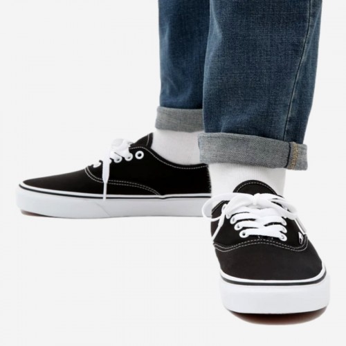 TENIS VANS AUTHENTIC PR/BRANCO