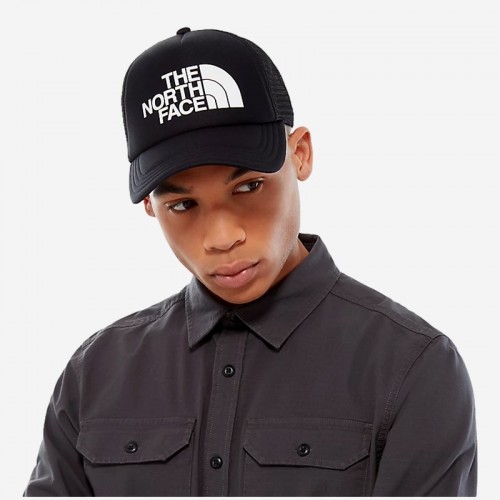 CAP THE NORTH FACE LOGO TRUCKER PRETO