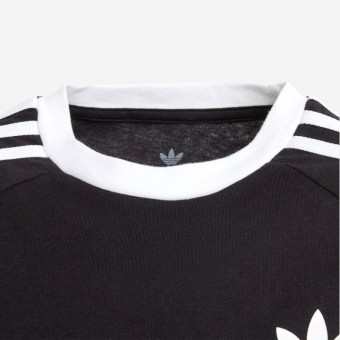 T-SHIRT ADIDAS 3 STRIPES J PRETO