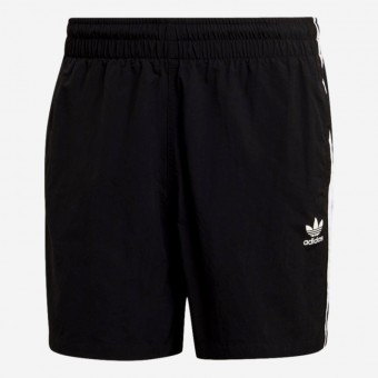 CALÇÕES ADIDAS 3 STRIPE SWIMS PRETO