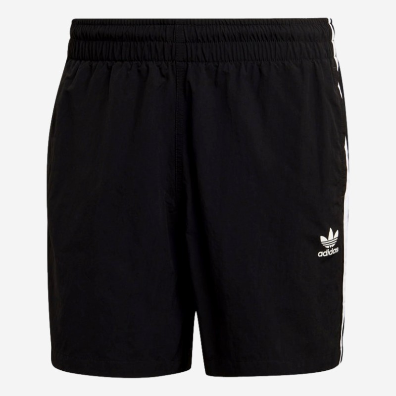 CALÇÕES ADIDAS 3 STRIPE SWIMS PRETO